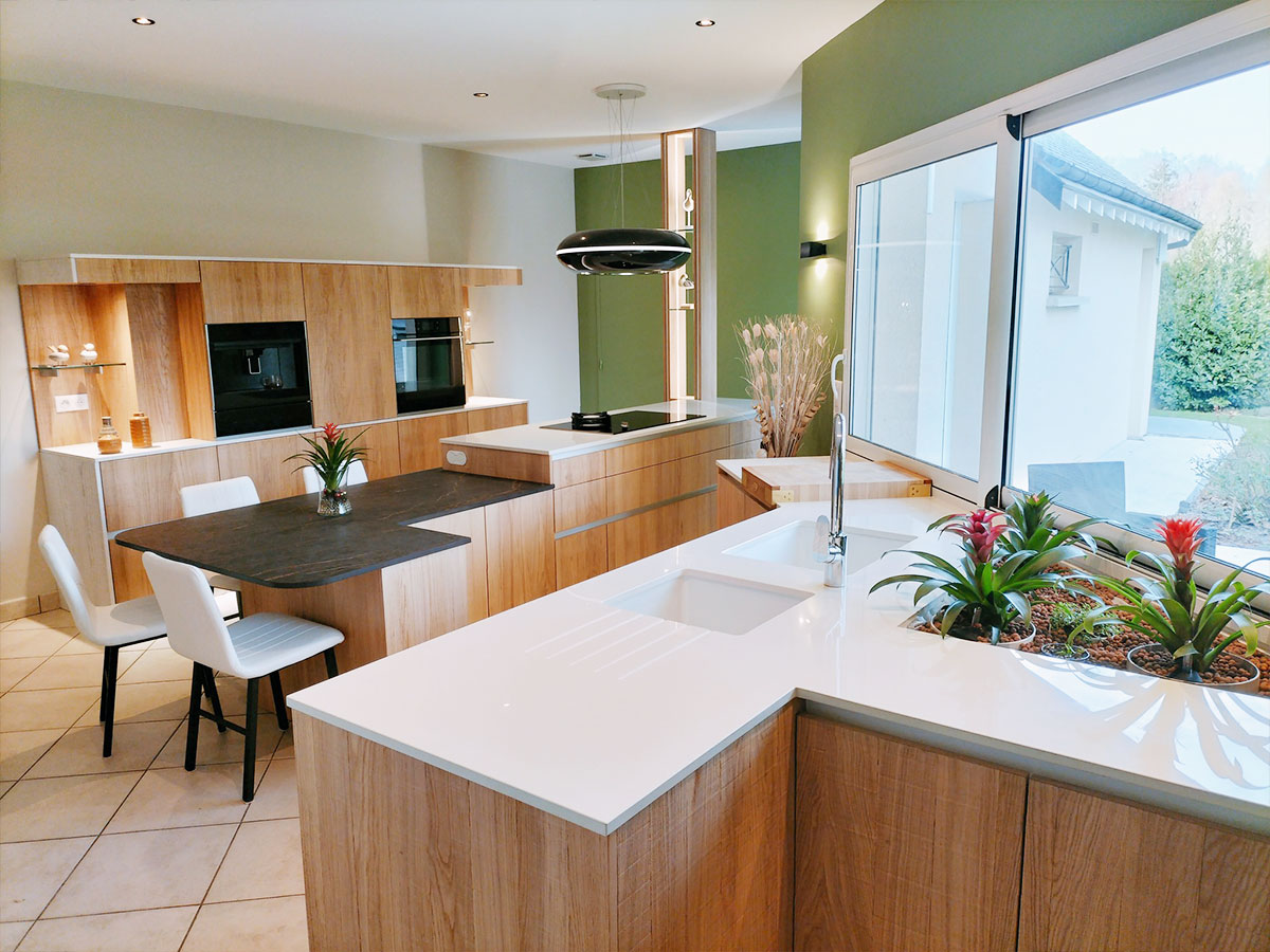 Cuisine en bois à Orléans