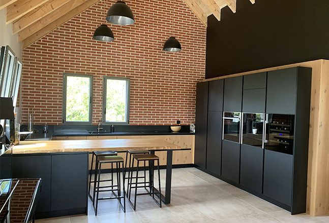 réalisation cuisine style loft