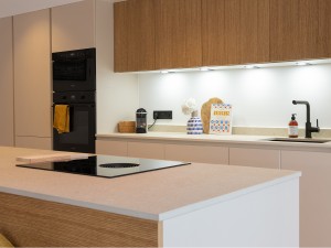 dessin cuisine bois beige anglet