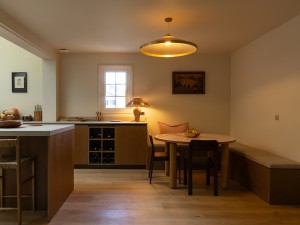 agencement cuisine bois texturee biarritz