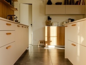 inspiration cuisine blanche et bois chiberta anglet