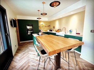 cuisine verte et bois
