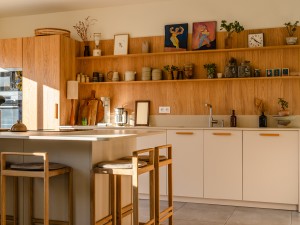 dessin cuisine blanche et bois chiberta anglet