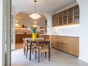 dessin cuisine en bois bidart