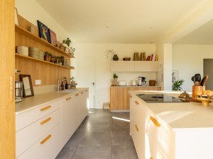 realisation cuisine blanche et bois chiberta anglet