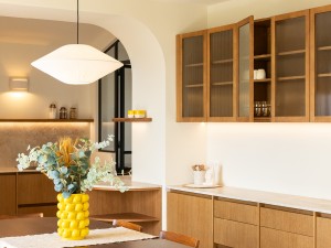 agencement cuisine en bois bidart
