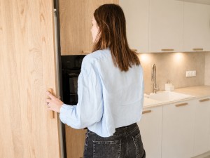 inspiration cuisine blanche et bois a montbrison